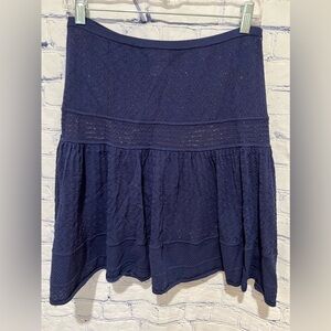 Catherine Malandrino Favorites Blue Skirt Pull On Waist Size Medium